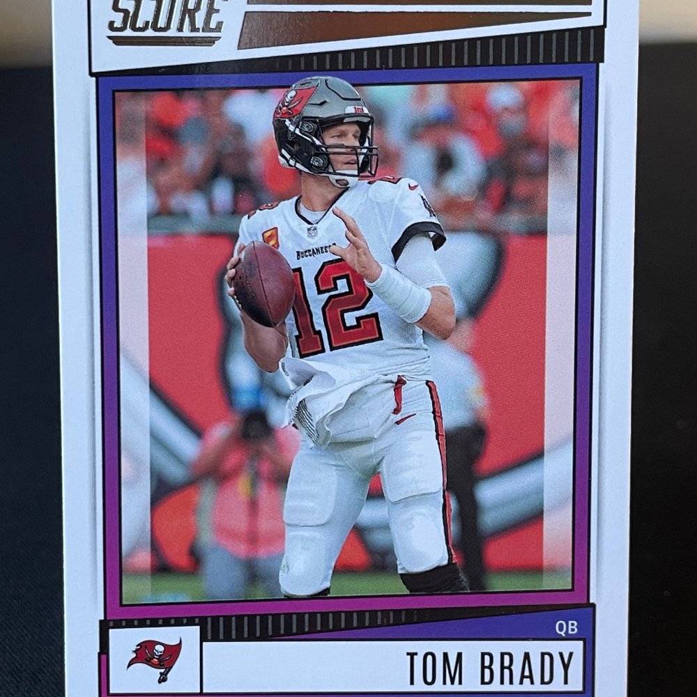 2022 Tom Brady Panini Score Card #68 Tampa Bay Buccaneers